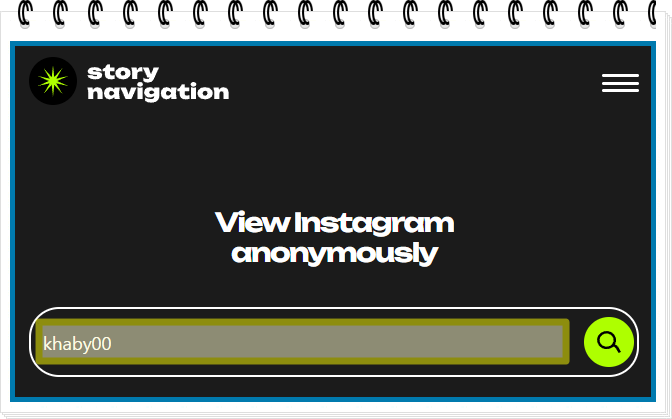인스타 스토리 몰래보기 story navigation