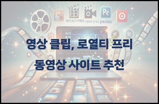 영상클립 로열티 프리 동영상 사이트 추천